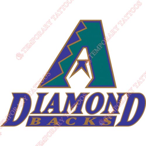 Arizona Diamondbacks Customize Temporary Tattoos Stickers NO.1387